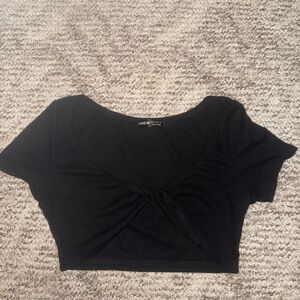 SHEIN Black Crop Top for Women